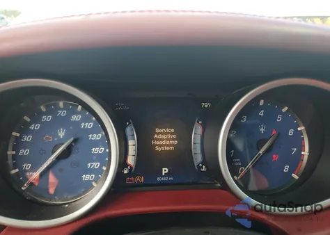 2016 Maserati Ghibli S z USA, uszkodzony, nr VIN ZAM57RTA8G1168320